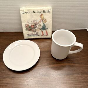 Lot World Porcelana  Saucer 840-405R-22-242 Superior Coffee Mug Click Napkins